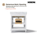 HOROW HR-VNB30  30" Bathroom Vanity Set with Tilt-Down Drawer & Marble Top