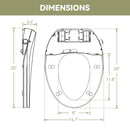 Best Non Electric Bidet Toilet Seat With Soft Close Model B0400