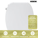 HOROW Bidet Toilet Seat With Dryer Heated Toilet Seat bidet Model B0401