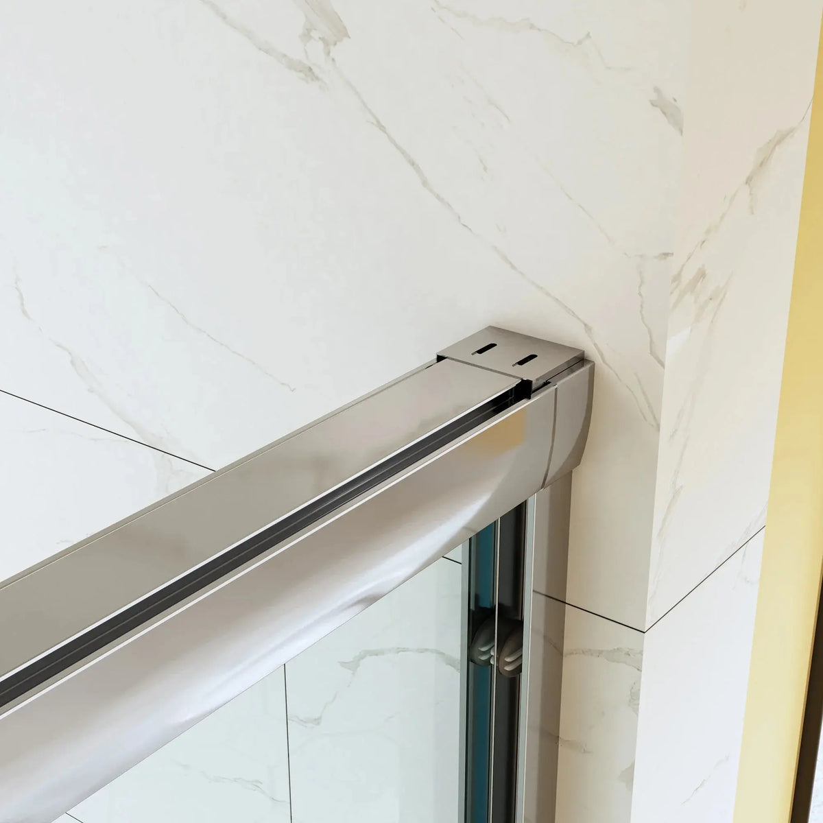 HOROW 60 Inch Glass Shower Door Sliding Chrome Shower Door Model BE6076-CH HOROW