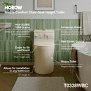 12 Inch Rough In Toilet With Biscuit Color Model T0338WBC