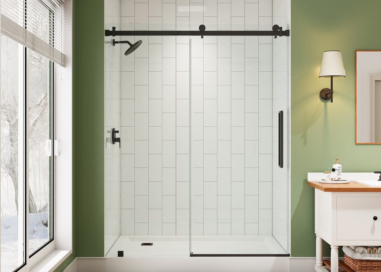 HOROW_60_In_Black_Sliding_Shower_Door_with_Frameless_4ccc8f75-c6dd-44cd-9d12-d712b2658f43.png