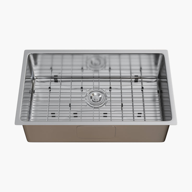 HOROW Stainless Steel Undermount Sink 32 Inch Kitchen Farm Sink Model HR-MS3219D
