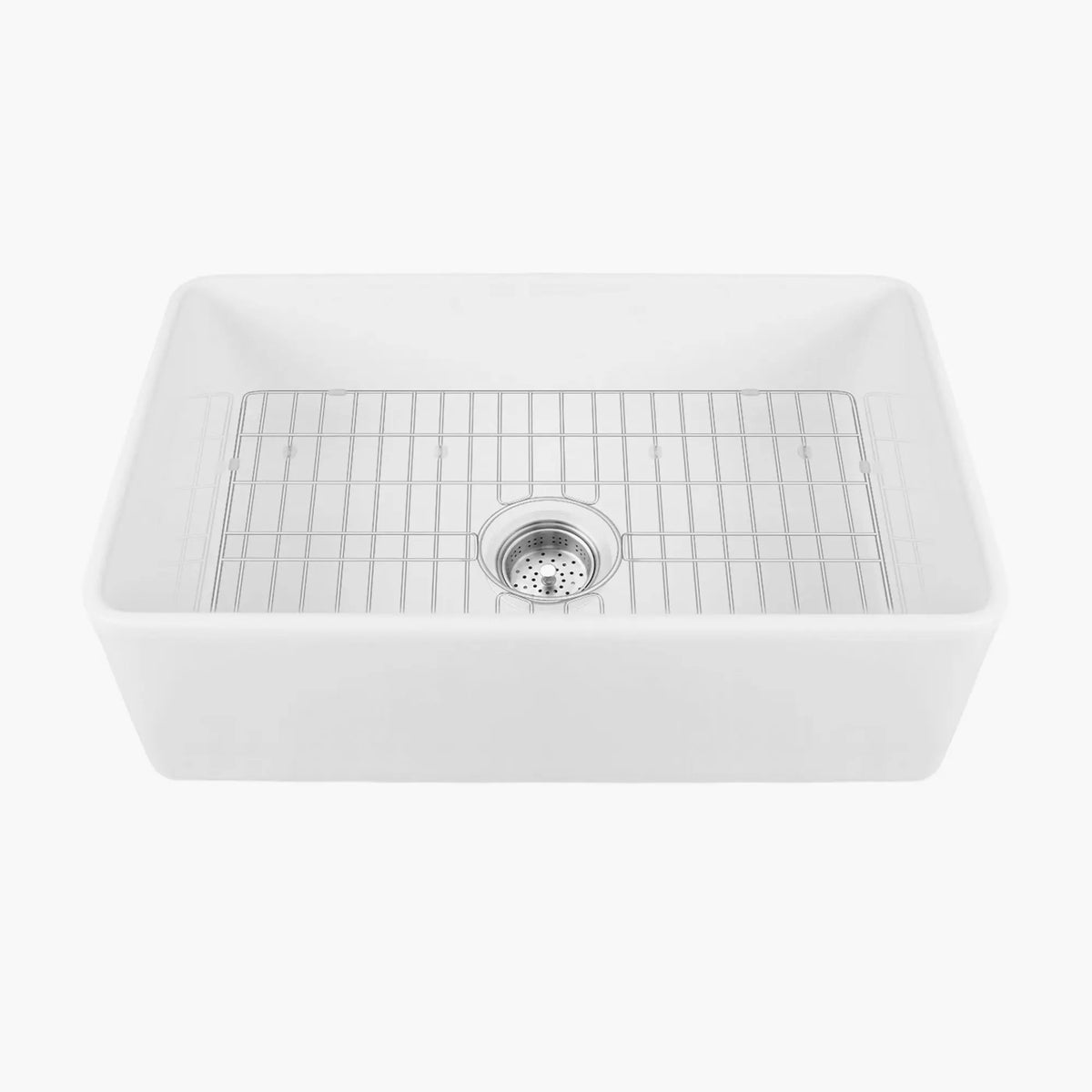 HOROW Fireclay Farmhouse Sink With Deep Single Bowl Model HR-S2418W HOROW