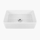 HOROW Fireclay Farmhouse Sink With Deep Single Bowl Model HR-S2418W