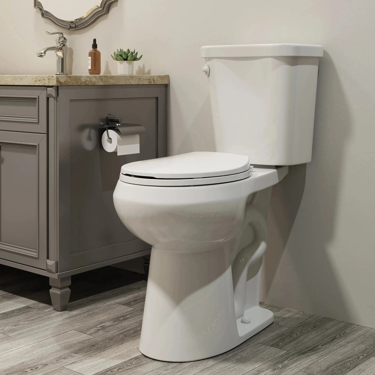 12 Inch Rough In 2 Piece Toilet with ADA Compliant and Single Flush Model HWTT - R03S HOROW