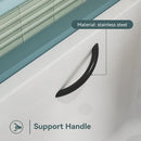 HOROW Walk in Tub and Shower Combo Sit Down Bathtub Model M-329R