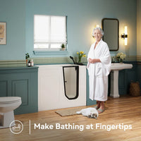 HOROW Walk in Tub and Shower Combo Sit Down Bathtub Model M-329R