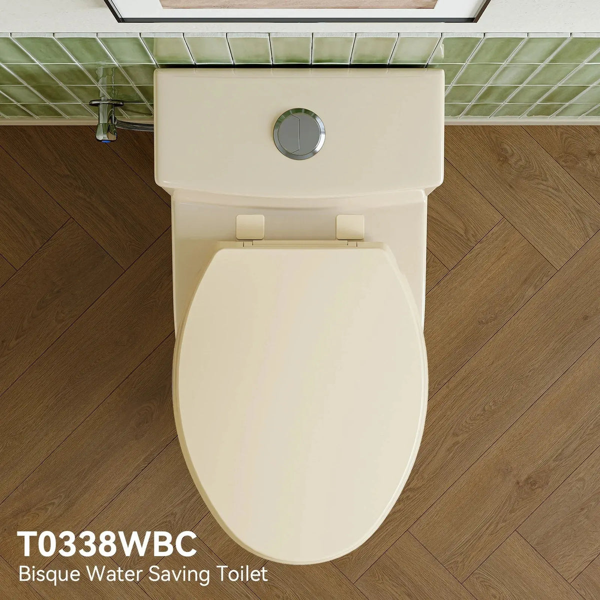 12 Inch Rough In Toilet With Biscuit Color Model T0338WBC HOROW