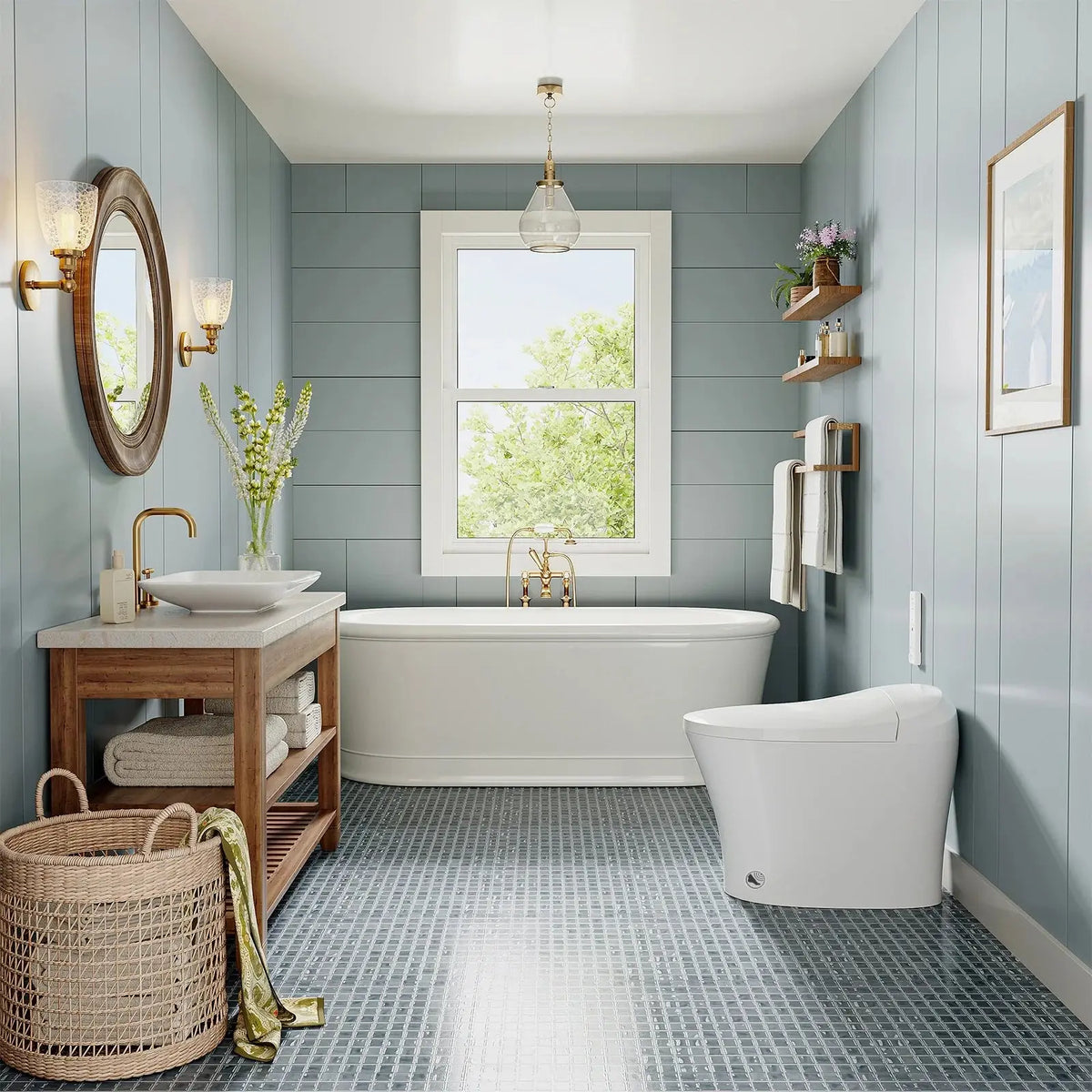 HOROW Smart Toilet With Heated Bidet Dual Flush Toilet Model T16 HOROW