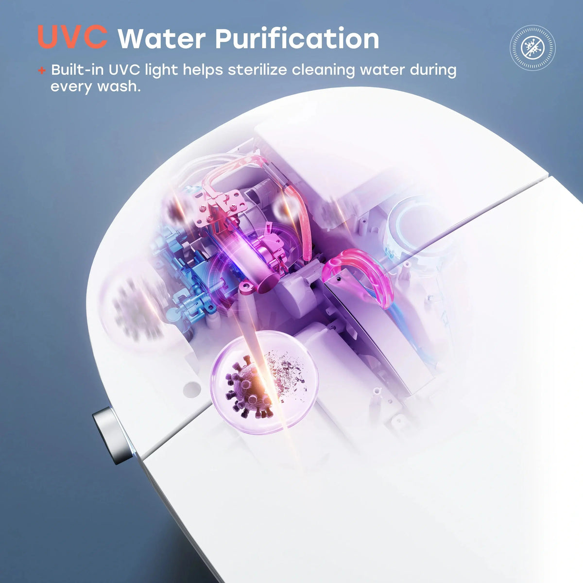 Best Smart Toilet with Built in Bidet and ADA Compliant Model T33 HOROW