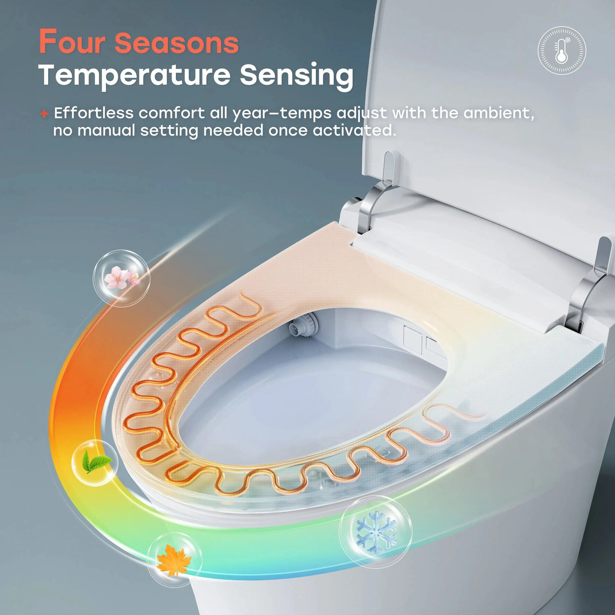 Best Smart Toilet with Built in Bidet and ADA Compliant Model T33 HOROW