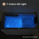 HOROW WT52-LE Walk-In Bathtub with Massage & Shower – Safe Soaking Tub for Seniors