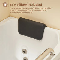 HOROW WT52-LE Walk-In Bathtub with Massage & Shower – Safe Soaking Tub for Seniors