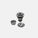 HOROW 36 Inch Sink Black Kitchen Farm Sink With Basket Strainer Model HR-S3618B
