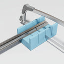 60 Inch Double Sliding Shower Door with Thick Aluminum Frame Model BE6072-BN