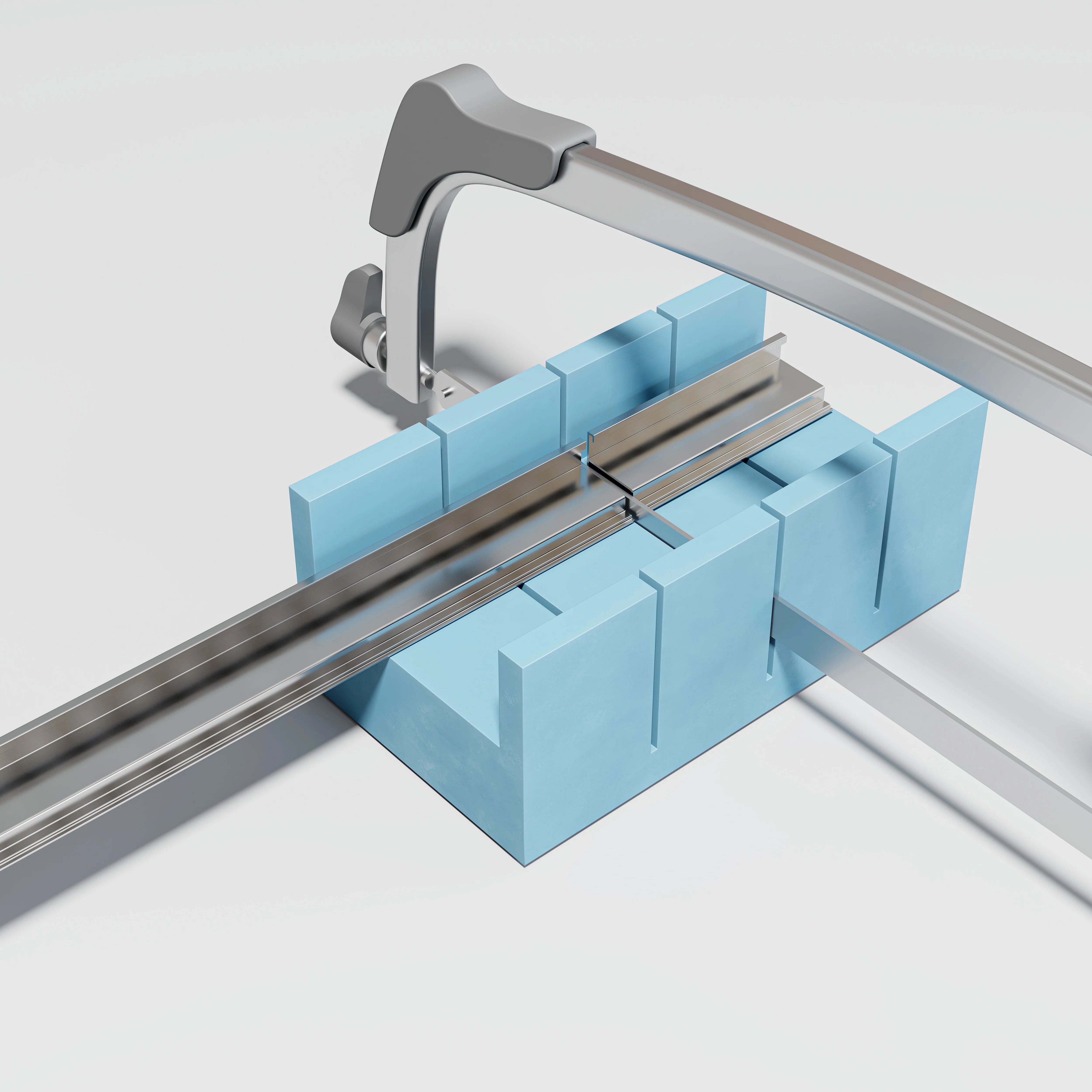 60 Inch Double Sliding Shower Door with Thick Aluminum Frame Model BE6072-BN