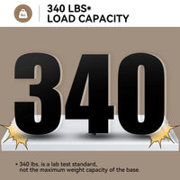 HOROW 60 Inch Acrylic Shower Pan with Chrome Center Drainage Model BS6032-CH