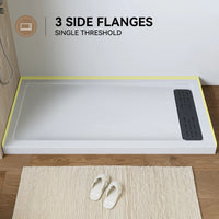 HOROW Acrylic Shower Pan with Right Drain Model BS6032-MB-R