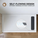 HOROW Acrylic Shower Pan with Right Drain Model BS6032-MB-R