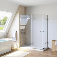 HOROW Acrylic Shower Pan with Right Drain Model BS6032-MB-R