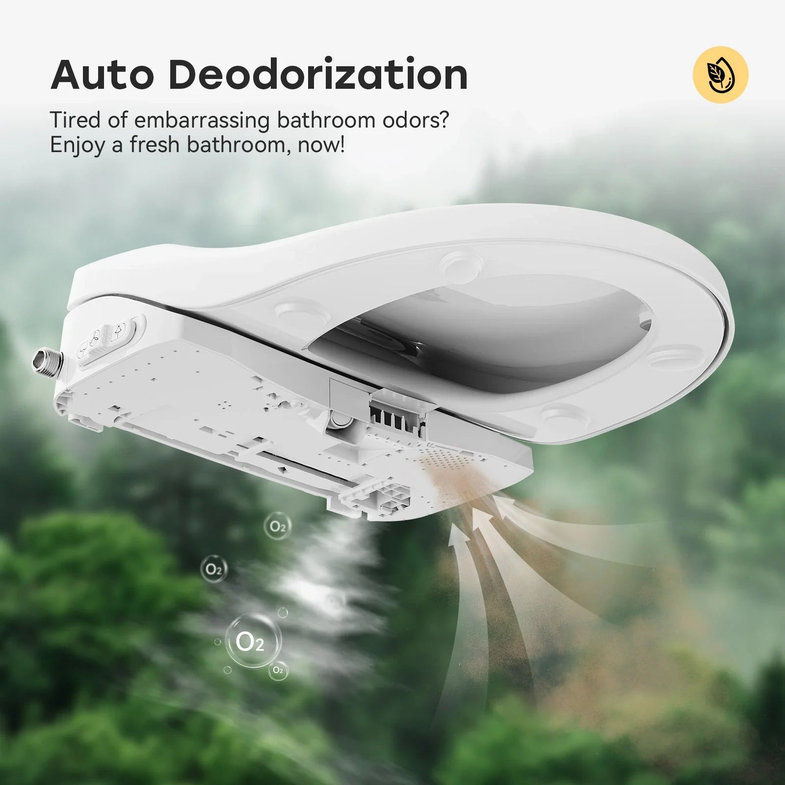 HOROW Bidet Toilet Seat With Heated Seat Dryer bidet Model B0503