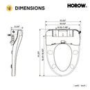 HOROW Bidet Toilet Seat With Heated Seat Dryer bidet Model B0503