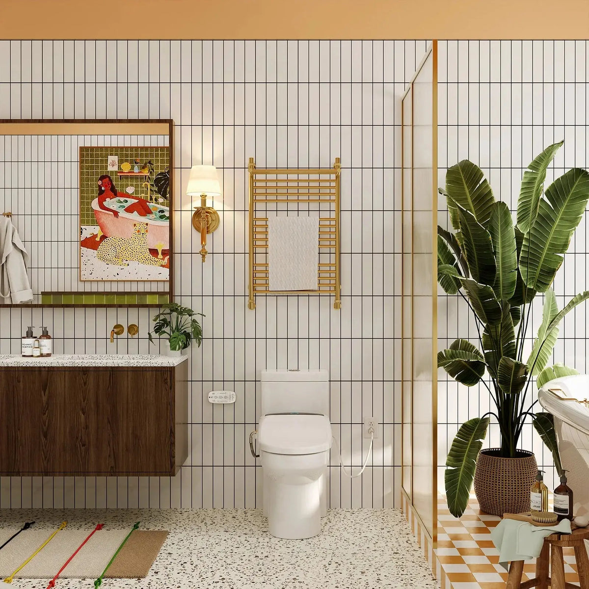HOROW Bidet Toilet Seat With Heated Seat Dryer bidet Model B0503 HOROW