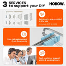 60 Inch Brushed Nickel Bathtub Glass Door – 1/4" Tempered Glass, Model BE6060-BN