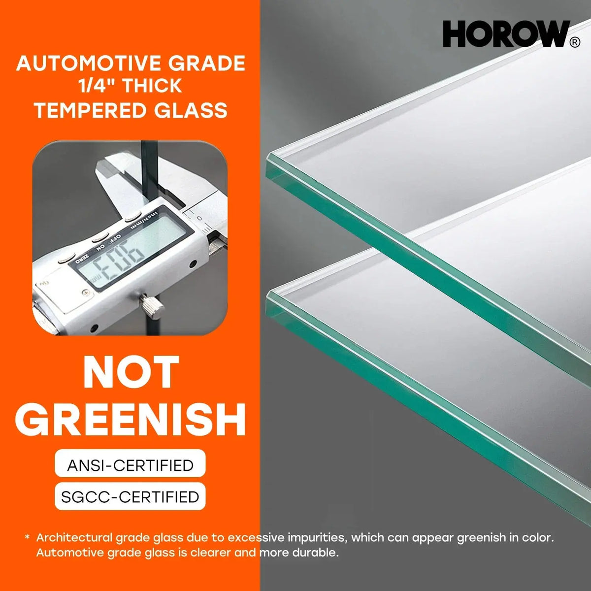 60 Inch Brushed Nickel Bathtub Glass Door – 1/4" Tempered Glass, Model BE6060-BN HOROW