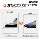 60 Inch Brushed Nickel Bathtub Glass Door – 1/4" Tempered Glass, Model BE6060-BN