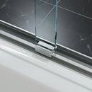 60 Inch Brushed Nickel Bathtub Glass Door – 1/4" Tempered Glass, Model BE6060-BN