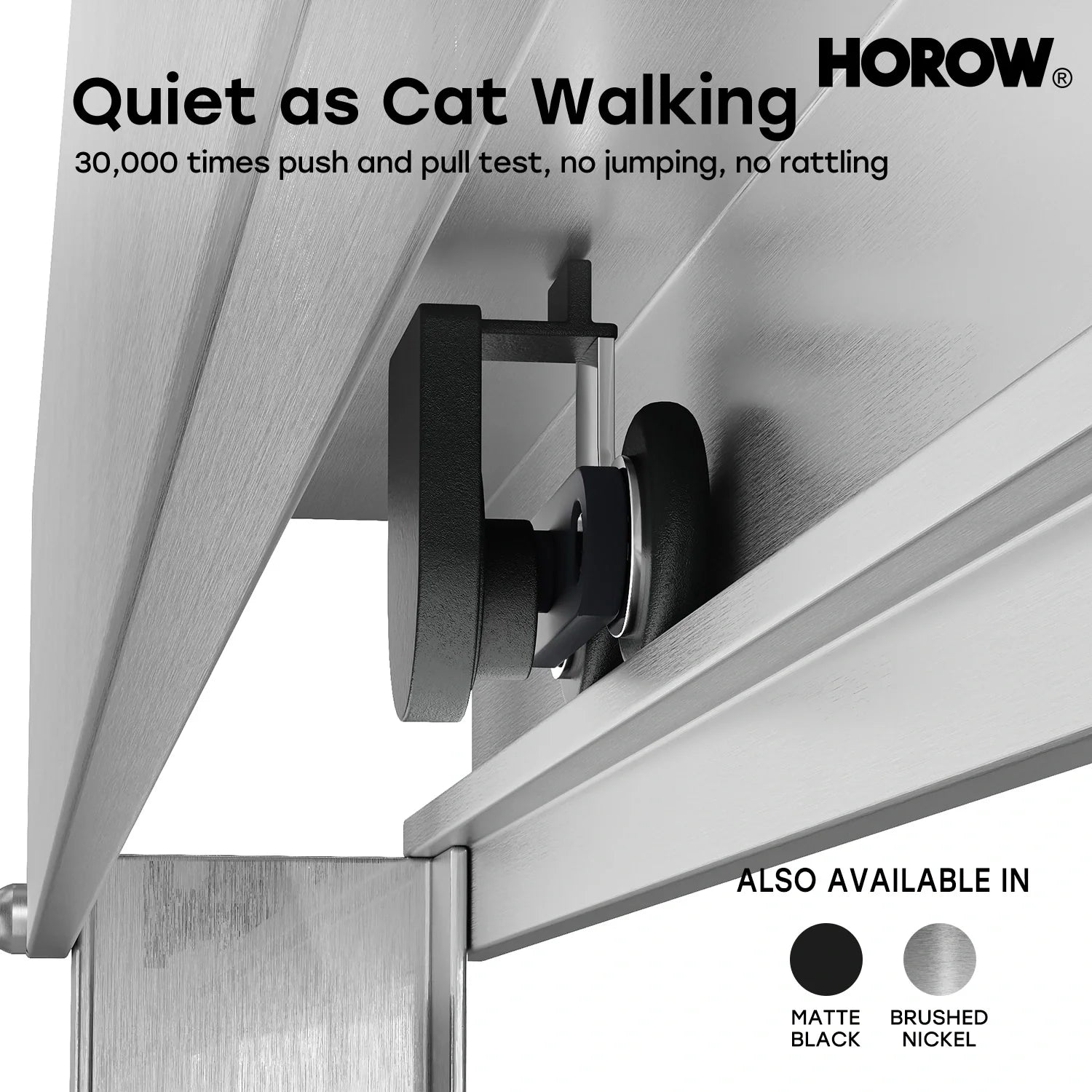 60 Inch Brushed Nickel Bathtub Glass Door – 1/4" Tempered Glass, Model BE6060-BN