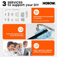 60 Inch Matte Black Bathtub Shower Door – BE6060-MB with Anti-Jumping Glass