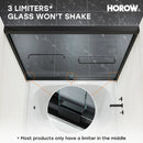 60 Inch Matte Black Bathtub Shower Door – BE6060-MB with Anti-Jumping Glass