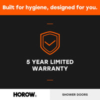 60 Inch Matte Black Bathtub Shower Door – BE6060-MB with Anti-Jumping Glass