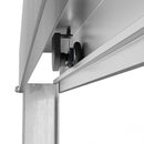 Brushed Nickel Double Sliding Shower Door with Wet-Dry Separation Model HR4872-BN