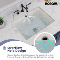 Bisque Under-Counter Bathroom Sink – Model HWTP-S5138D-BC