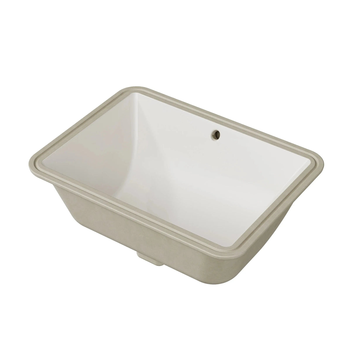 Bisque Under-Counter Bathroom Sink – Model HWTP-S5138D-BC HOROW