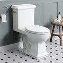 2-Piece Toilet HWTT-E04S – Single Flush with Elongated Bowl
