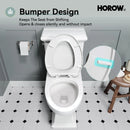 2-Piece Toilet HWTT-E04S – Single Flush with Elongated Bowl