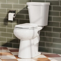 2 Piece Toilet with Single Flush and Round Bowl – Model HWTT-R01S10