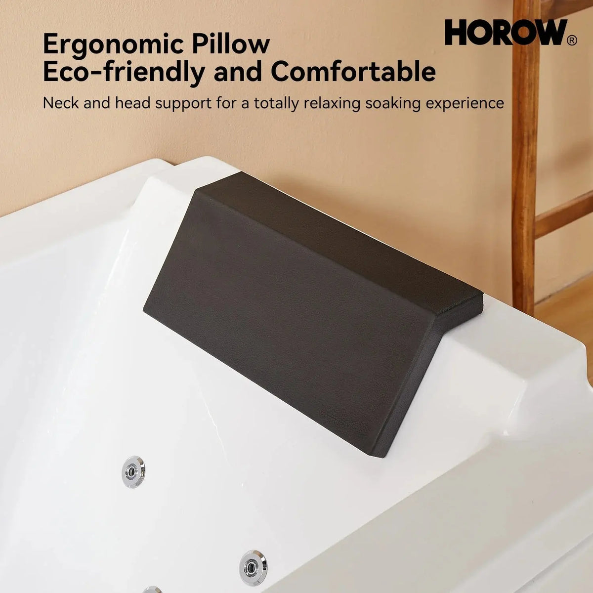 59 Inch Whirlpool Bathtub with Light and Shower Head Model M59-L HOROW