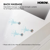 59 Inch Whirlpool Bathtub with Light and Shower Head Model M59-L