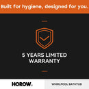 59 Inch Whirlpool Bathtub with Light and Shower Head Model M59-L