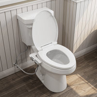 Non-Electric Bidet Attachment for Toilet Seat with 3 Spray Modes