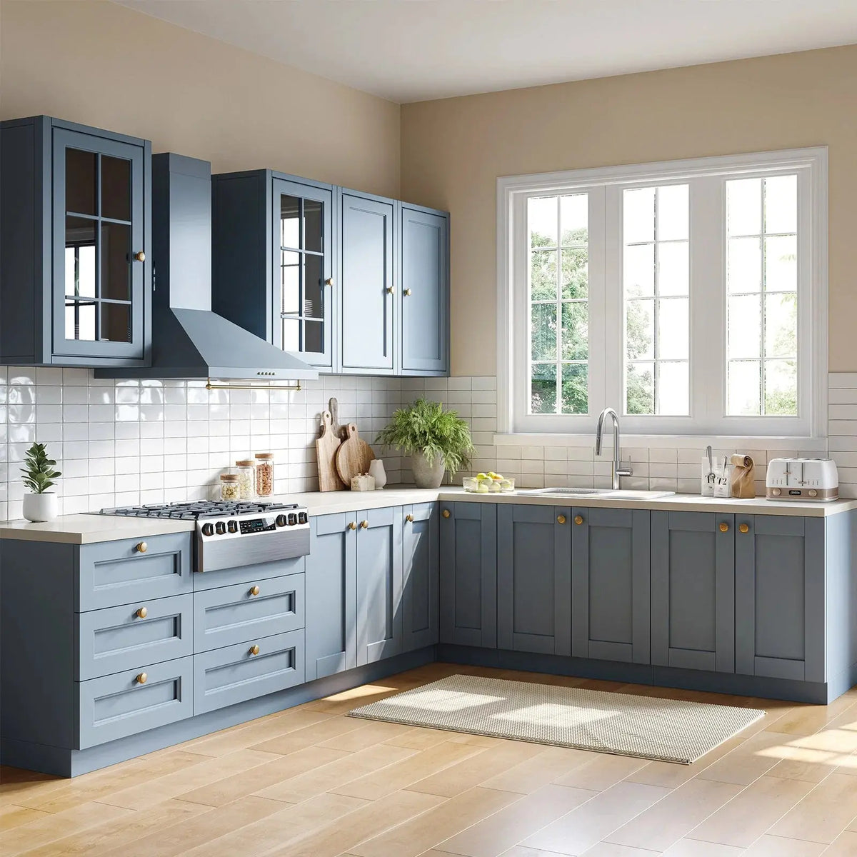 33 Inch Ceramic Overmount Kitchen Sink – Durable & Stylish Design HOROW
