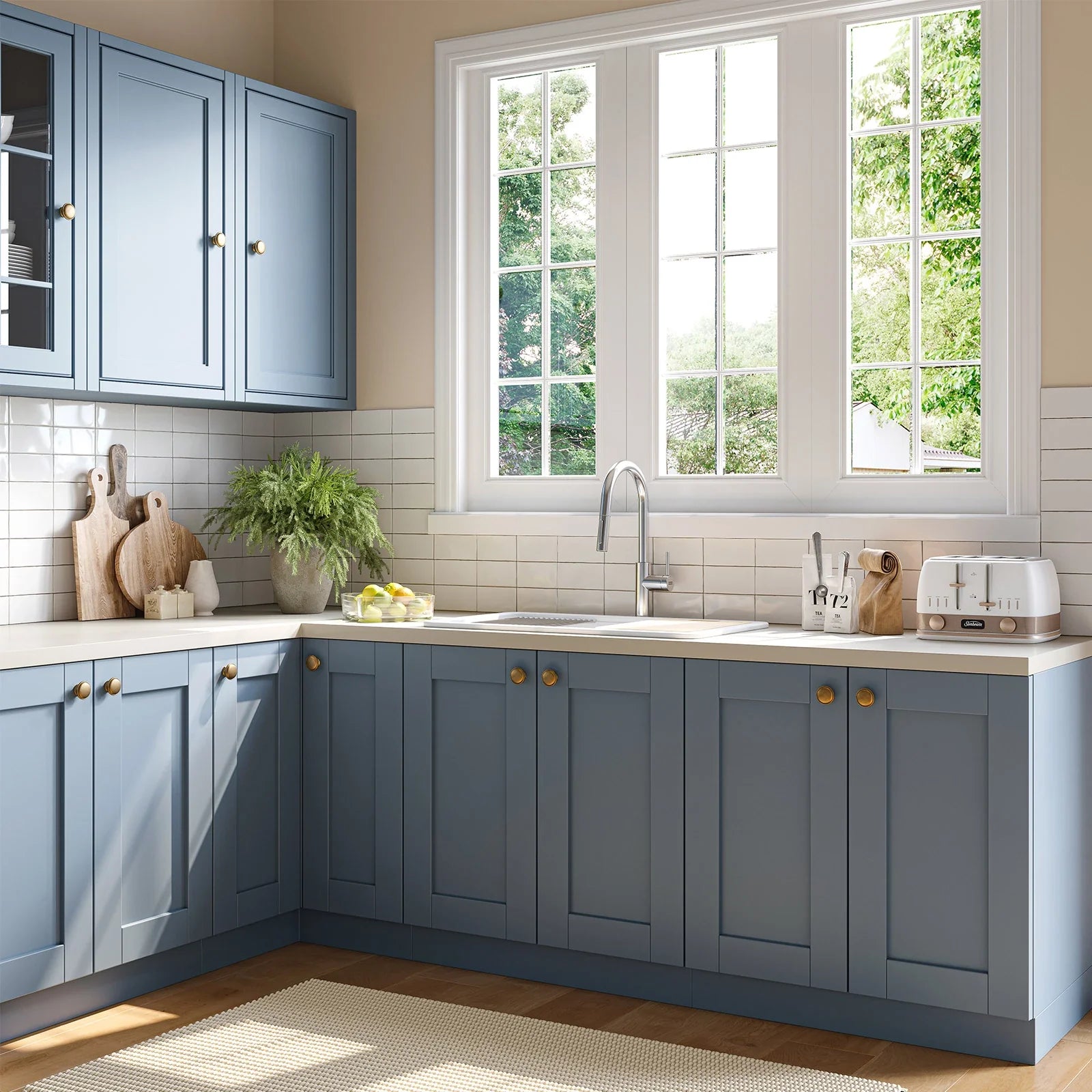 33 Inch Ceramic Overmount Kitchen Sink – Durable & Stylish Design