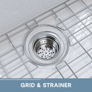 33 Inch Ceramic Overmount Kitchen Sink – Durable & Stylish Design