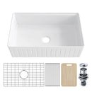 33 Inch Undermount Workstation Kitchen Sink with Grid